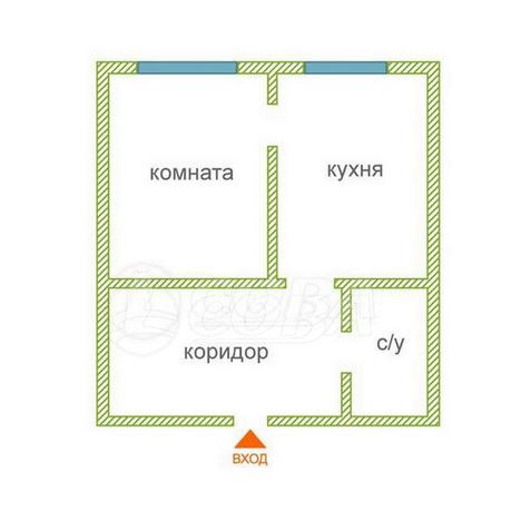 1 комнатная квартира  в районе Центральная часть, ул. Урожайная, 4, п. Московский