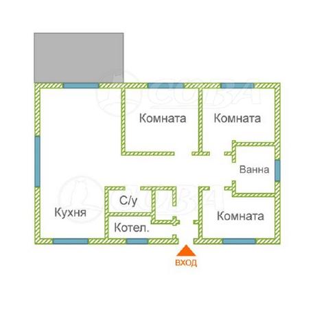 Продается строящийся дом, в районе Центральная часть, д. Ушакова, по Московскому тракту