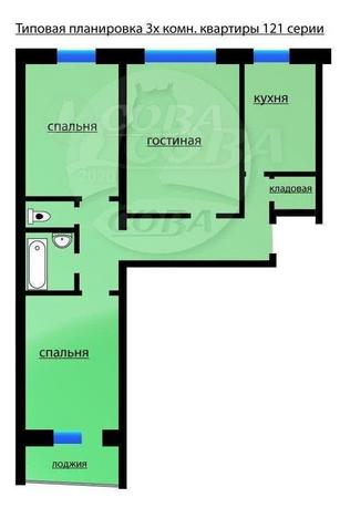 3 комнатная квартира  в районе Лесобаза, ул. Камчатская, 2, г. Тюмень