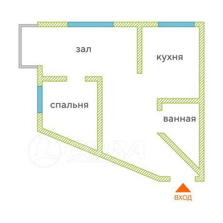 1 комнатная квартира  в районе Чкаловский, ул. Чкалова, 13, г. Сочи