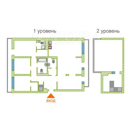 3 комнатная квартира  в районе Автовокзал, ул. Игоря Киртбая, 28, Квартал «Новин» Сургут, г. Сургут