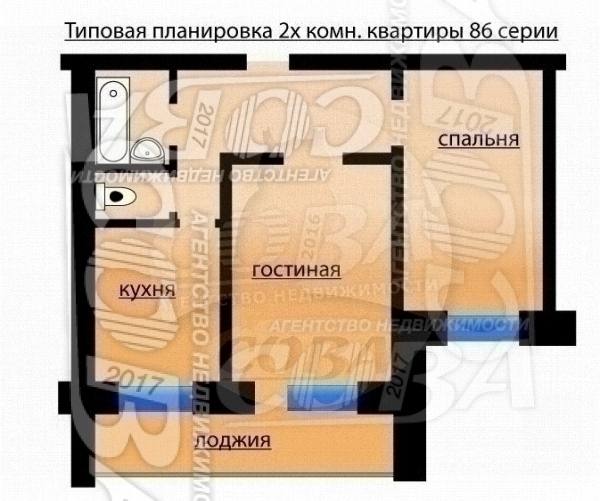 2 комнатная квартира  в Южном микрорайоне, ул. Федюнинского, 7А, г. Тюмень