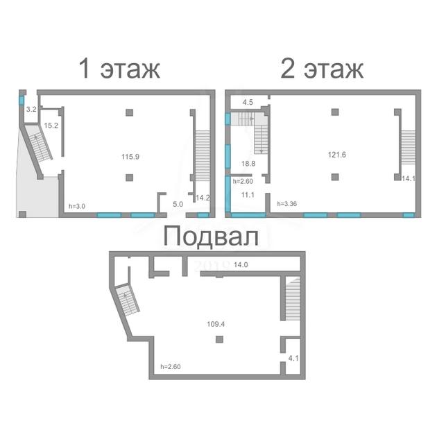 Нежилое помещение в отдельно стоящем здании, продажа, в районе Нагорный Тобольск, г. Тобольск